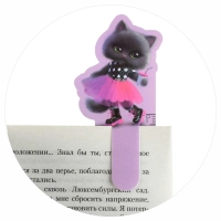 Линейка закладка КОШЕЧКИ 15 см,  3шт в наборе .,полипропилен/68495
