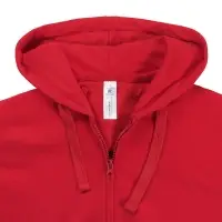 Толстовка женская Hooded Full Zip красная, размер XS