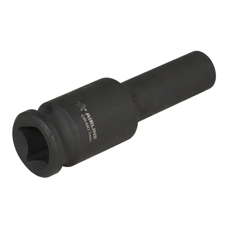 Головка ударная торцевая 3/8"DR шестигранная глубокая 7мм, L=65мм