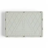 Стол - корзина maclay 2 в 1, складная, 15 л, 33&times;22&times;17/4.5 см, светло-серая