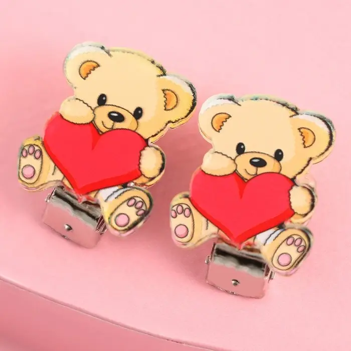 Серьги клипсы детские «Для самой классной» Серьги клипсы детские «Для самой классной»