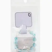 Браслет с подвесками &laquo;Сахарный. лошадка&raquo;, d=6 см, шар №10/8, белый, голубой в серебре