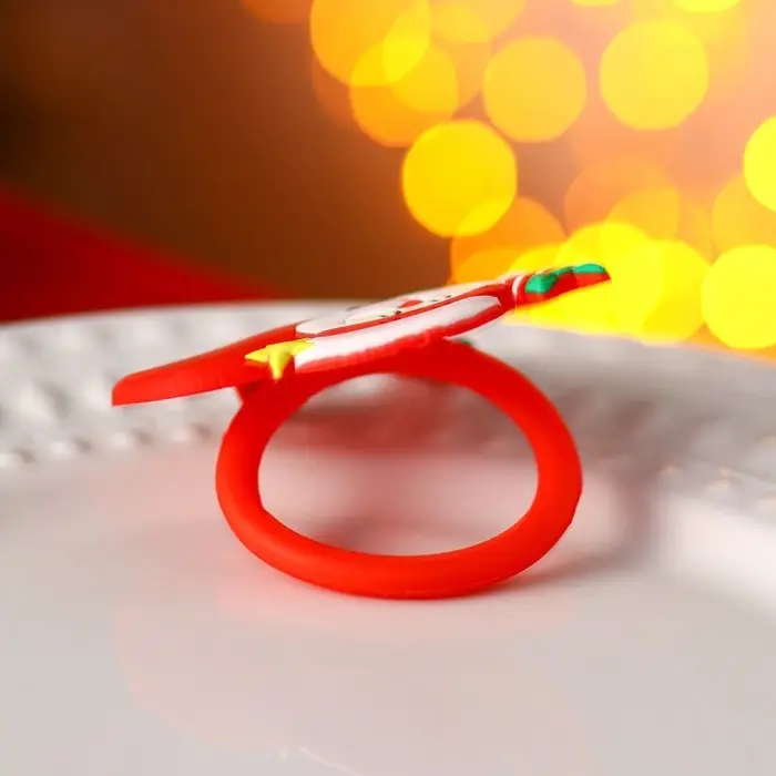 Кольцо для салфеток Доляна «Дед Мороз», 7×6,2 см