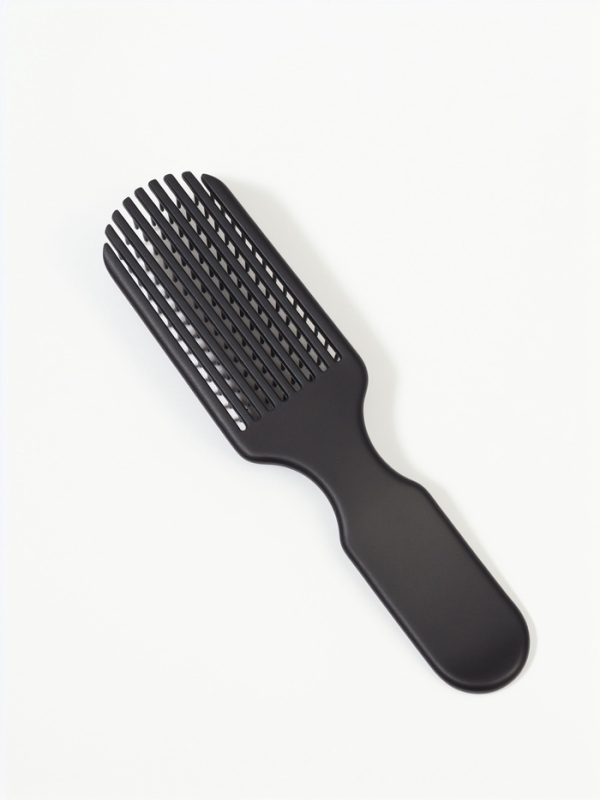 Расческа широкая ДЛЯ СУШКИ ВОЛОС 18*4,5*2,2см пластик черный пакет QF