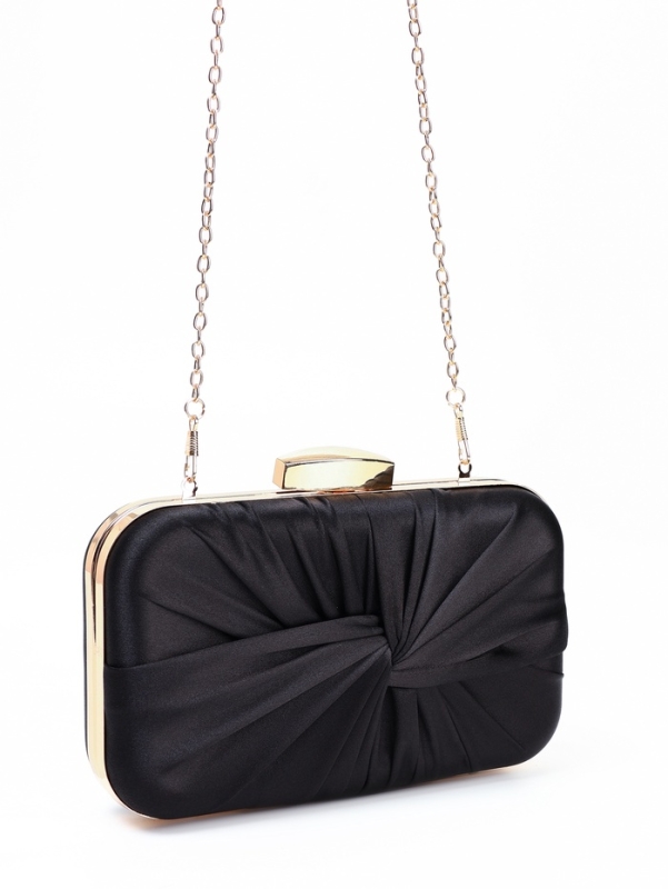 Сумка жен,  20*6*13, отд на фермуаре, цепь, черный