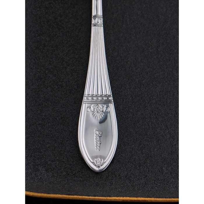 Ложка чайная «Беркли», длина 14,4 см, толщина 2 мм, цвет серебряный Ложка чайная «Беркли», длина 14,4 см, толщина 2 мм, цвет серебряный