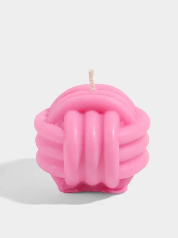 Свеча &laquo;Клубок&raquo;, 6&times;5&times;6 см, соевый воск, МИКС