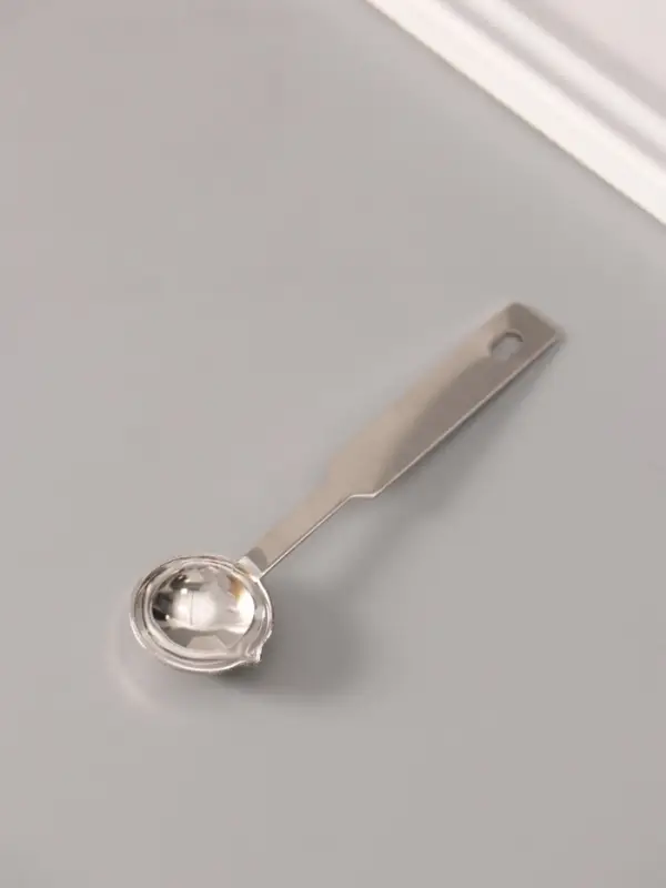 Ложка для плавления сургуча и воска, металл, 14 г, 11.8×2.5 см Ложка для плавления сургуча и воска, металл, 14 г, 11.8×2.5 см