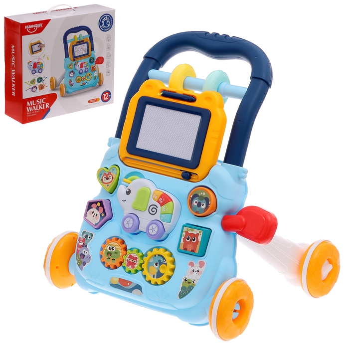 Каталка-ходунки «Весело гуляем», световые, звуковые эффекты Каталка-ходунки «Весело гуляем», световые, звуковые эффекты