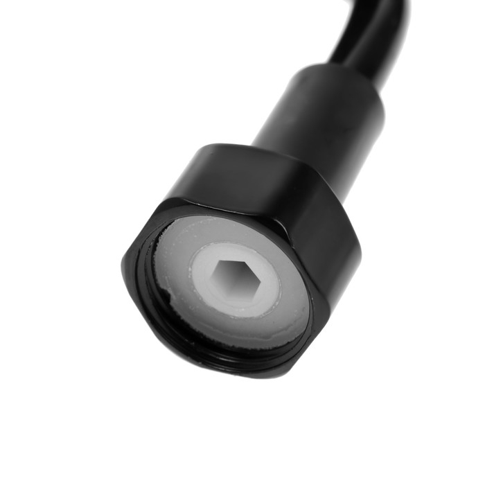 Шланг для гигиенической лейки ZEIN 4166, 1/2‘‘, ПВХ, 150 см, спиральный, чёрный Шланг для гигиенической лейки ZEIN 4166, 1/2‘‘, ПВХ, 150 см, спиральный, чёрный