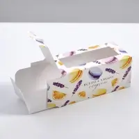 Коробка для макарун, кондитерская упаковка, &laquo;Самого сладкого&raquo;,12 х5.5 х 5.5 см