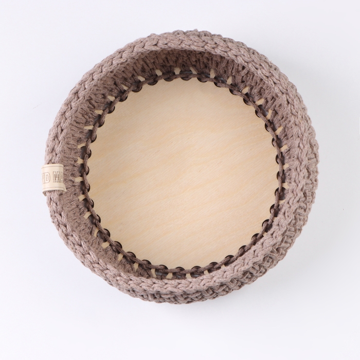 Корзинка  Корзинка "Малышка", 16 х 7,5 см, кофейный, хлопок