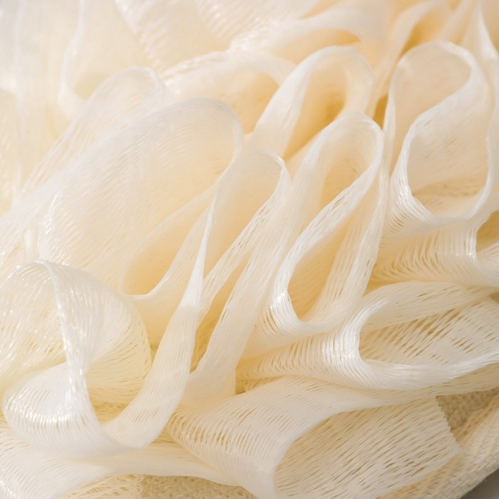 Мочалка для тела массажная со скрабером Доляна «Афродита», 11×16 см, цвет бежевый Мочалка для тела массажная со скрабером Доляна «Афродита», 11×16 см, цвет бежевый