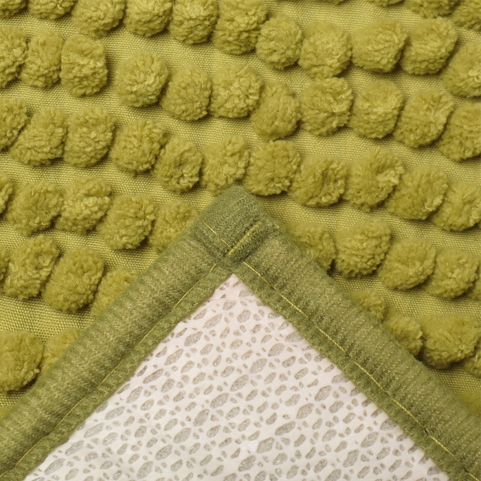 Набор ковриков для ванной Этель Букли цвет зеленый 2 шт, 38х58 см, 48х38 см Набор ковриков для ванной Этель Букли цвет зеленый 2 шт, 38х58 см, 48х38 см