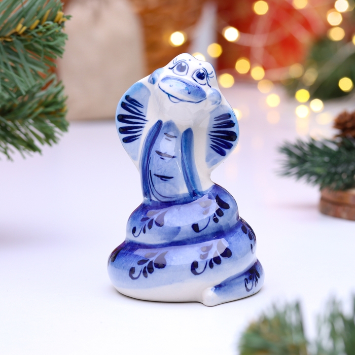 Сувенир Сувенир "Змея Афина", гжель