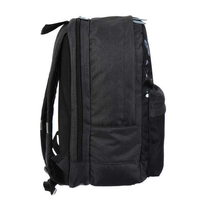 Рюкзак молодёжный, 38 х 28 х 19 см, эргономичная спинка, Calligrata Э Рюкзак молодёжный, 38 х 28 х 19 см, эргономичная спинка, Calligrata Э "Листья", чёрный