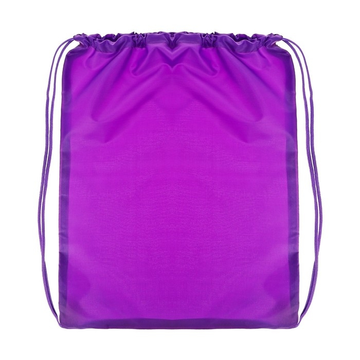 Мешок для обуви 490 Х 410 мм,  Мешок для обуви 490 Х 410 мм, "Стандарт" MAX, (мягкий полиэстер, плотность 210 D), фиолетовый