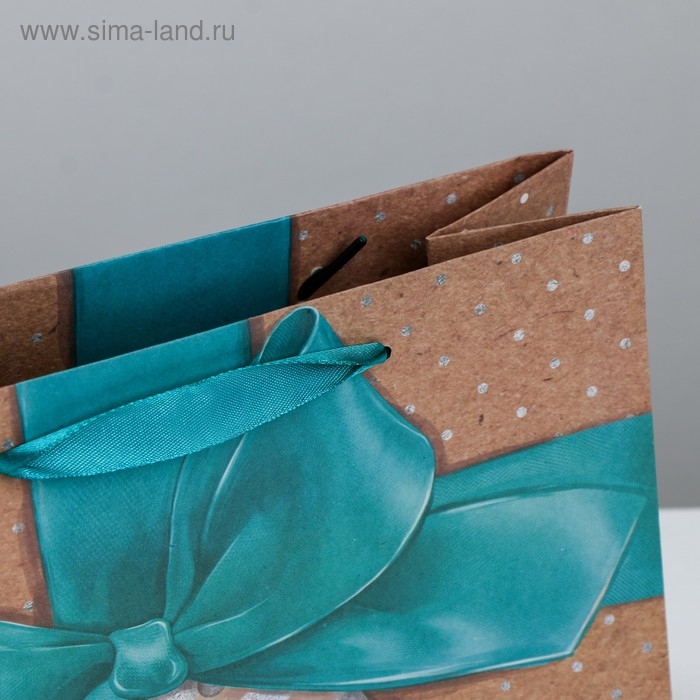 Пакет подарочный крафтовый горизонтальный, упаковка, «Кому‒то особенному», MS 23 х 18 х 10 см Пакет подарочный крафтовый горизонтальный, упаковка, «Кому‒то особенному», MS 23 х 18 х 10 см