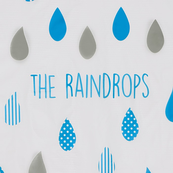 Штора для ванной Доляна «Капли», 180×180 см, EVA Штора для ванной Доляна «Капли», 180×180 см, EVA