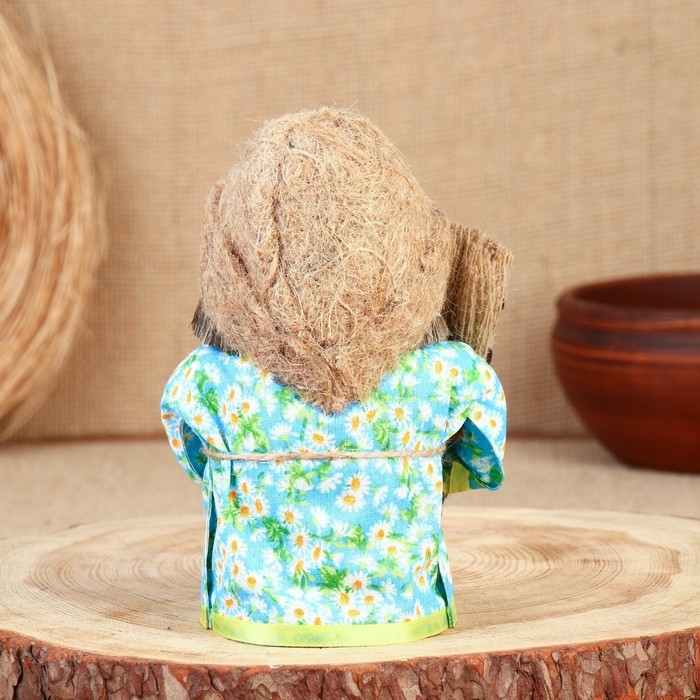 Оберег Оберег "Домовой с веником", 15-16 см