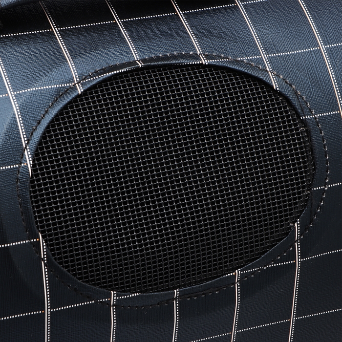 Сумка-переноска каркасная  Сумка-переноска каркасная "Клетка", размер S, 37 х 20х 24 см, чёрная