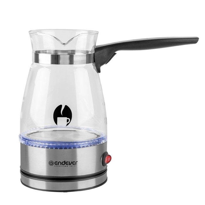 Турка электрическая Endever Costa-1015, 600 Вт, 0.4 л, серебристая Турка электрическая Endever Costa-1015, 600 Вт, 0.4 л, серебристая