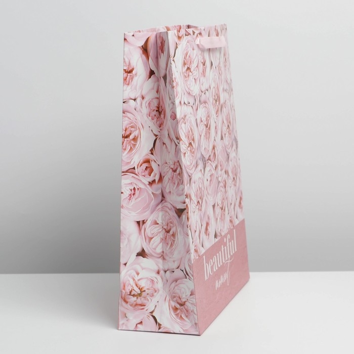 Пакет подарочный ламинированный вертикальный, упаковка, «Улыбайся», L 31 х 40 х 11,5 см Пакет подарочный ламинированный вертикальный, упаковка, «Улыбайся», L 31 х 40 х 11,5 см