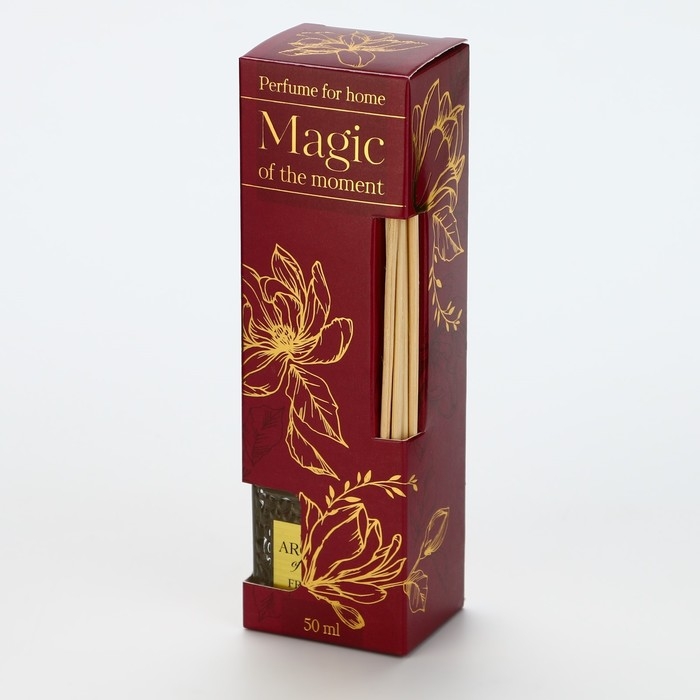 Диффузор ароматический палочки, ароматизатор для дома «Аромадиффузор: For home», аромат фруктовый, 50 мл.