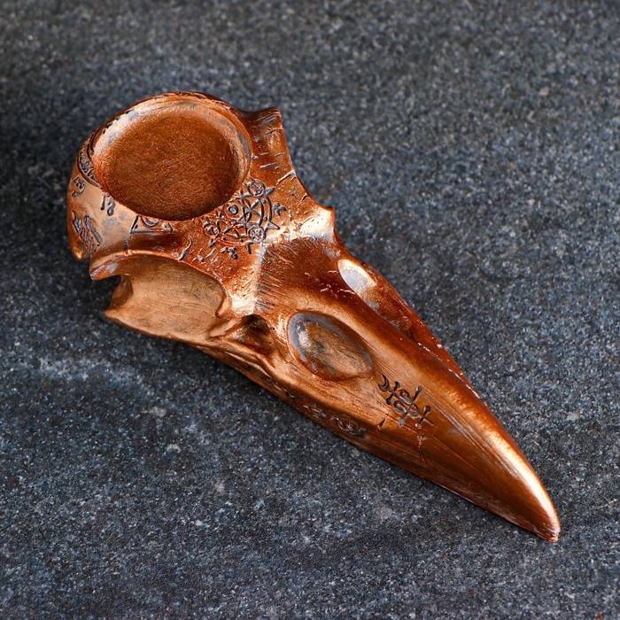 Подсвечник Подсвечник "Клюв магический" бронза, 16х7х4см