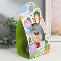 Растущий подарок травка "Заяц серый" Растущий подарок травка "Заяц серый"