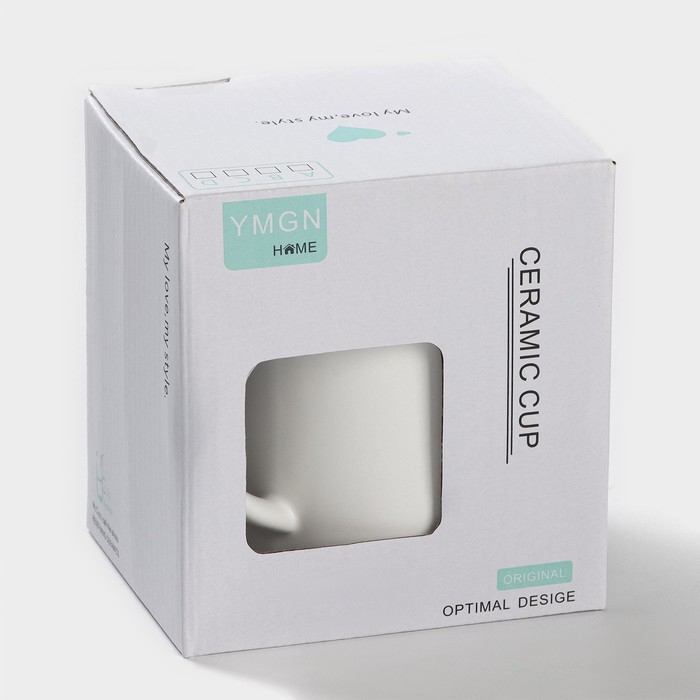 Кружка керамическая с ложкой «Панда», 350 мл, цвет белый Кружка керамическая с ложкой «Панда», 350 мл, цвет белый