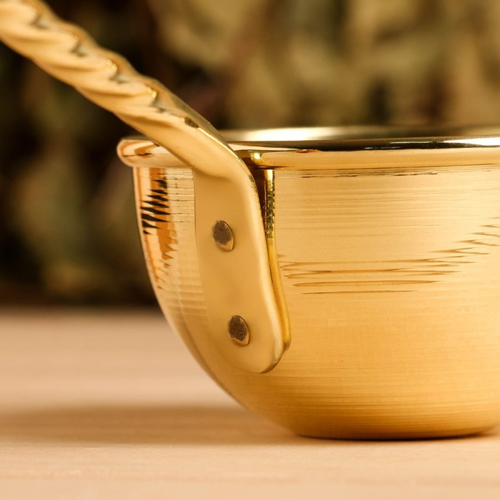 Ковш латунный, 0,14л, с ручкой Ковш латунный, 0,14л, с ручкой