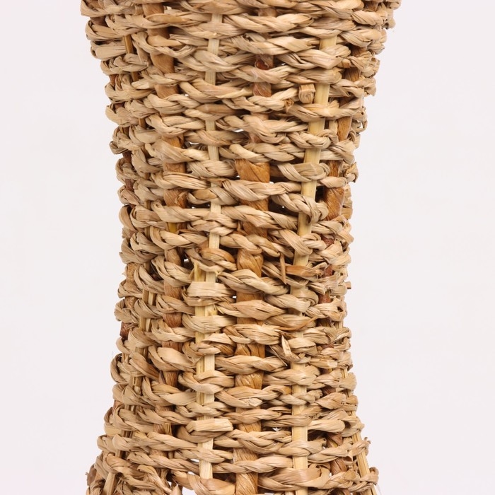 Ваза плетеная, 13/19/13х55 см, камыш, морские водоросли Ваза плетеная, 13/19/13х55 см, камыш, морские водоросли