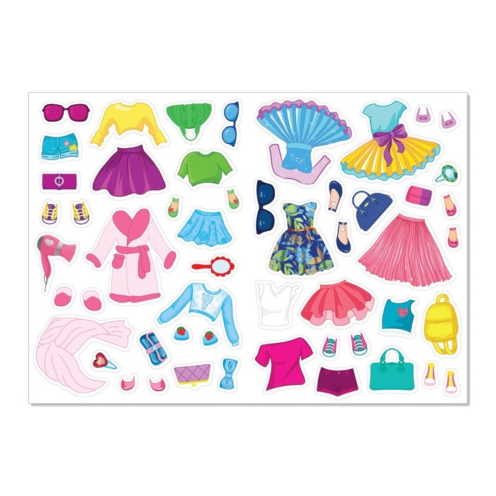 Наклейки «Наряди куколку. Стильные девчонки», 12 стр. Наклейки «Наряди куколку. Стильные девчонки», 12 стр.