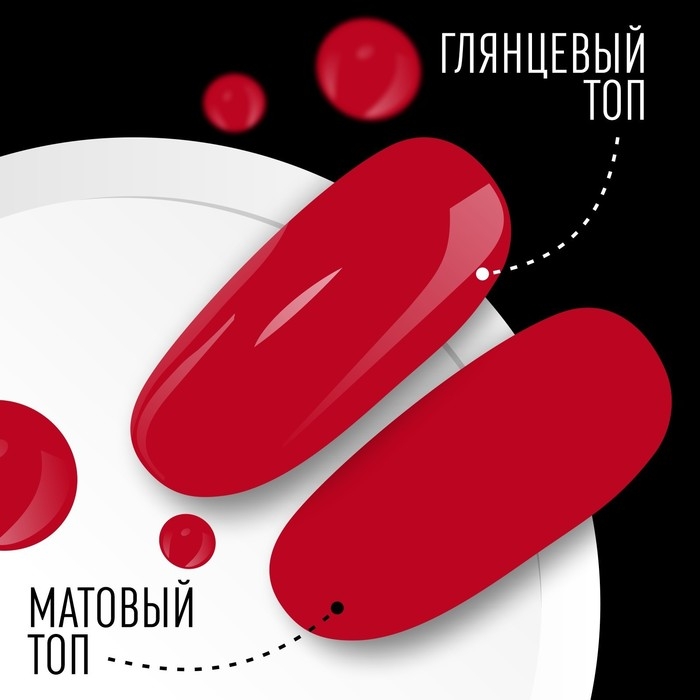 Гель лак для ногтей, &laquo;CLASSIC COLORS&raquo;, 3-х фазный, 8мл, LED/UV, цвет огненно-красный (123)