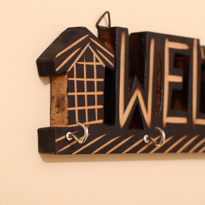 Ключница Ключница "WELCOME" МДФ 31х9,5х3,5 см