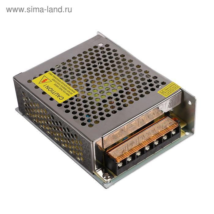 Блок питания Ecola для светодиодной ленты 12 В, 80 Вт, IP20 Блок питания Ecola для светодиодной ленты 12 В, 80 Вт, IP20