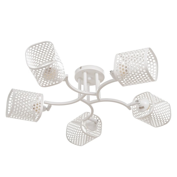 Люстра Люстра "Гвен" 5х60Вт Е27 Белый 64х25х20см