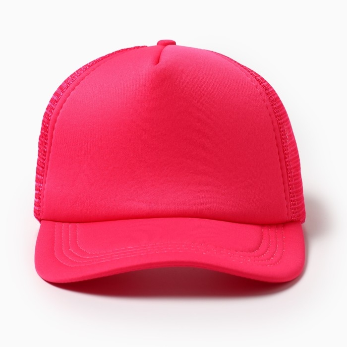 Бейсболка женская с сеткой MINAKU, цвет фуксия, размер 56-58 Бейсболка женская с сеткой MINAKU, цвет фуксия, размер 56-58