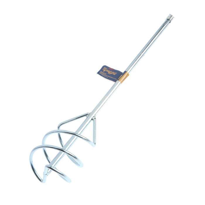 Миксер для песчано-гравийных смесей ТУНДРА, оцинкованный, SDS-plus, 80 х 10 х 400 мм Миксер для песчано-гравийных смесей ТУНДРА, оцинкованный, SDS-plus, 80 х 10 х 400 мм
