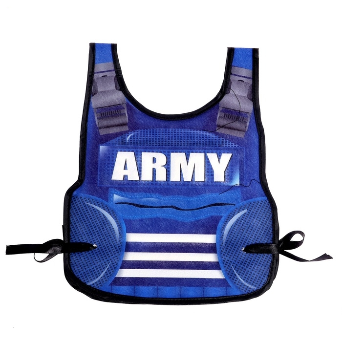 Набор полицейского «Патрульный», с текстильным жилетом, 9 предметов Набор полицейского «Патрульный», с текстильным жилетом, 9 предметов