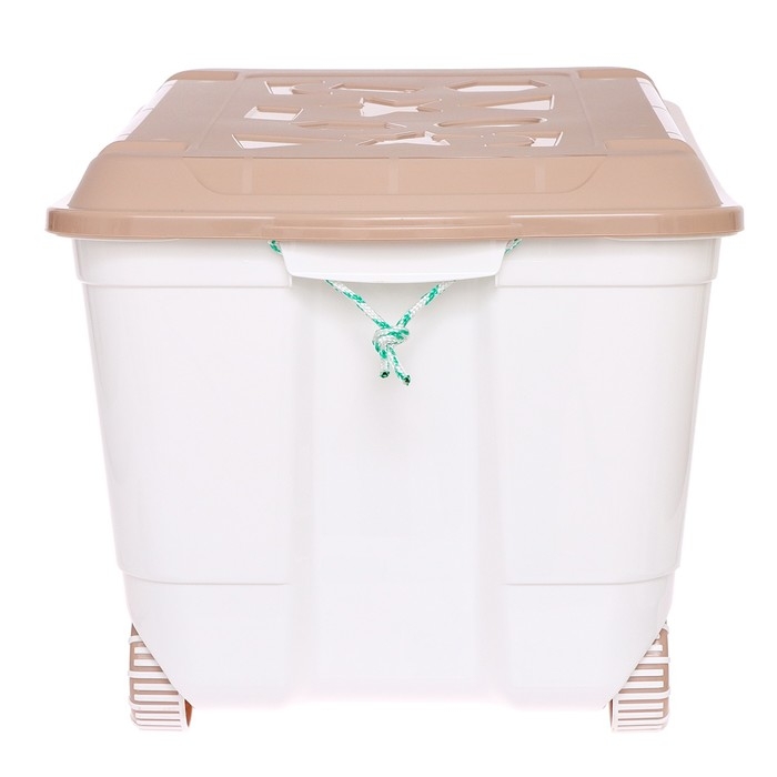 Ящик для игрушек «Зверушки на опушке», на колёсах, с декором, 580 × 390 × 335 мм Ящик для игрушек «Зверушки на опушке», на колёсах, с декором, 580 × 390 × 335 мм