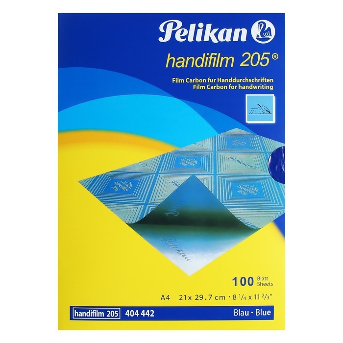 Бумага копировальная А4, 100 листов, синяя Бумага копировальная А4, 100 листов, синяя