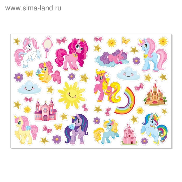 Наклейки «Наряди пони», 12 стр. Наклейки «Наряди пони», 12 стр.