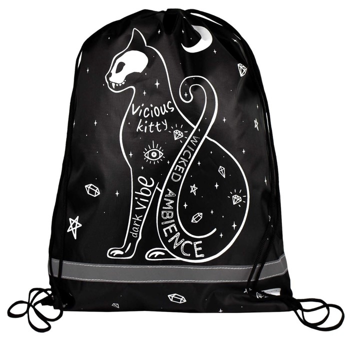 Мешок для обуви 480 х 360 мм, Феникс, шелкография, светоотражающая полоса, "Астрокот"