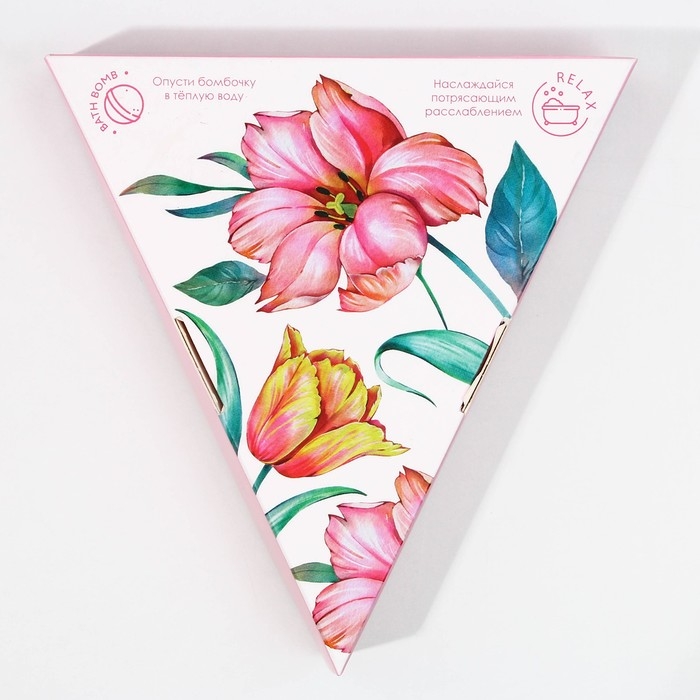 Подарочный набор косметики «С 8 Марта!», бомбочки для ванны 6 х 20 г, ЧИСТОЕ СЧАСТЬЕ