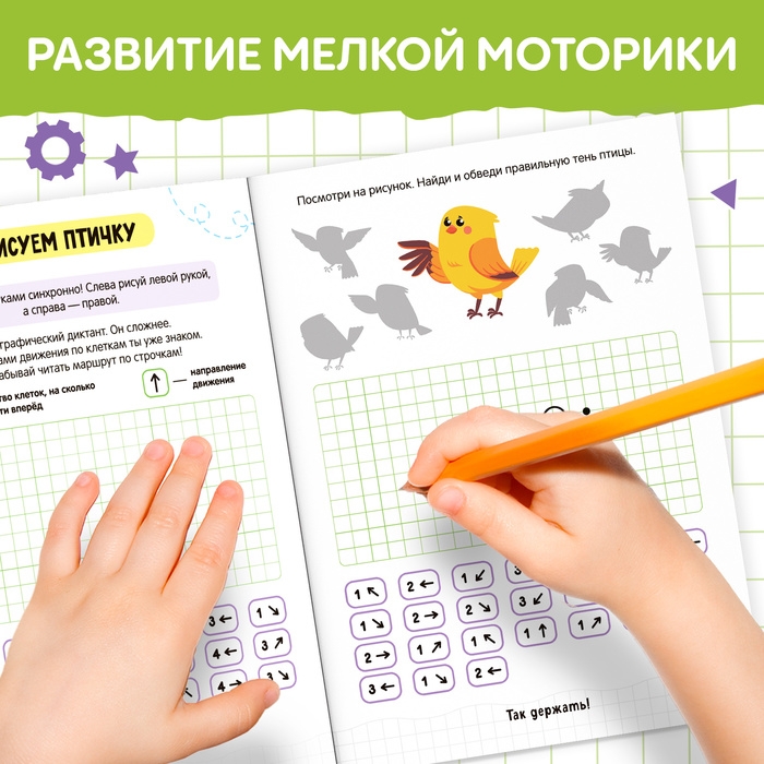 Книга «Нейропрописи. Развитие мелкой моторики», 28 стр., от 5 лет Книга «Нейропрописи. Развитие мелкой моторики», 28 стр., от 5 лет