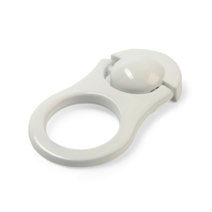 Ручка-кнопка CAPPIO OPENER, алюминий, цвет белый Ручка-кнопка CAPPIO OPENER, алюминий, цвет белый