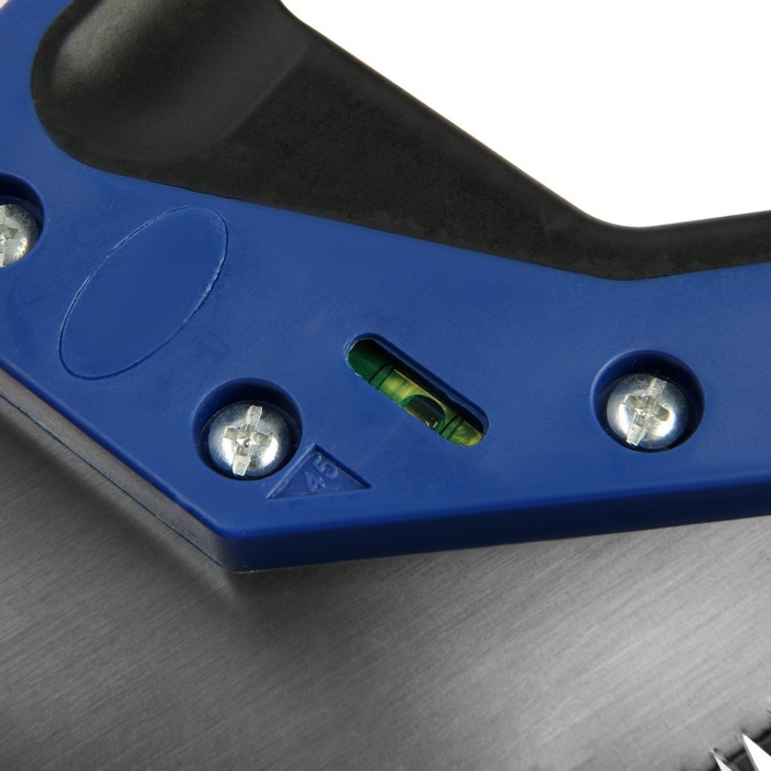 Ножовка по дереву ТУНДРА, 2К рукоятка, 3D заточка, каленый зуб, 7-8 TPI, 450 мм Ножовка по дереву ТУНДРА, 2К рукоятка, 3D заточка, каленый зуб, 7-8 TPI, 450 мм