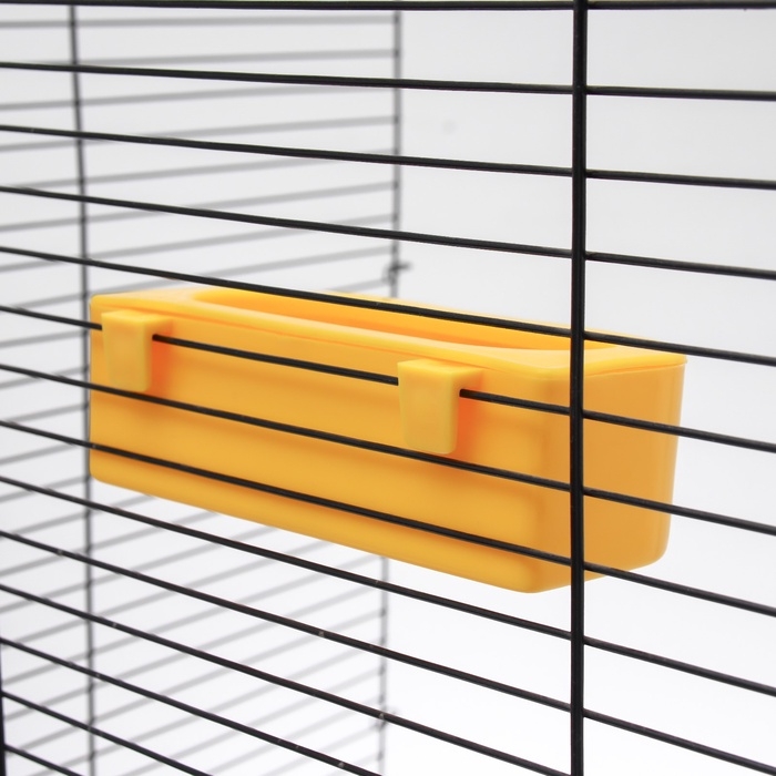 Кормушка для птиц внутренняя матовая 14,3 х 7,2 х 4,8 см, жёлтая Кормушка для птиц внутренняя матовая 14,3 х 7,2 х 4,8 см, жёлтая